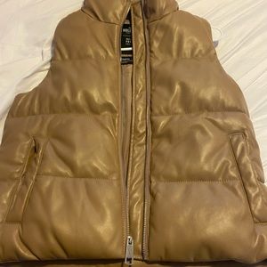 Hollister leather vest